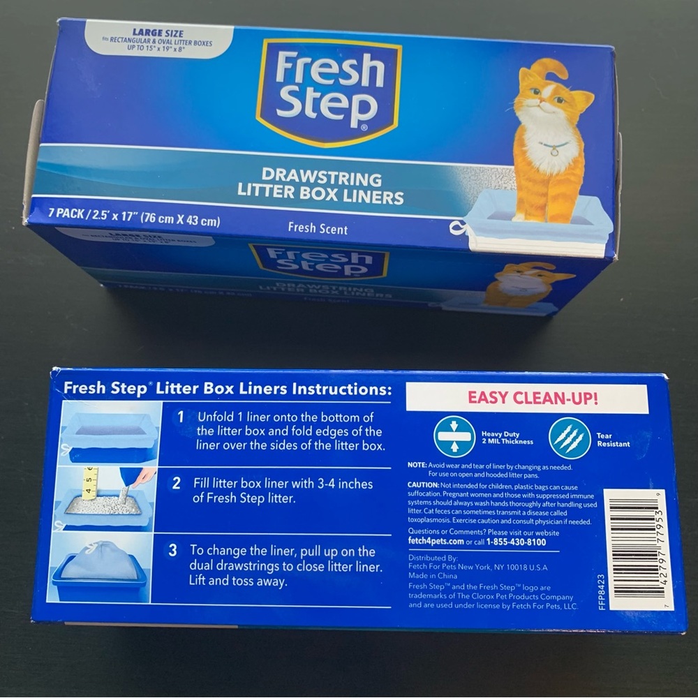Fresh Step Litter Box Liners - Two Boxes - Picture 3 of 3